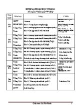 Kế hoạch bài học tuần 1 lớp 4 - Năm học 2016-2017 - Lê Văn Hoàn